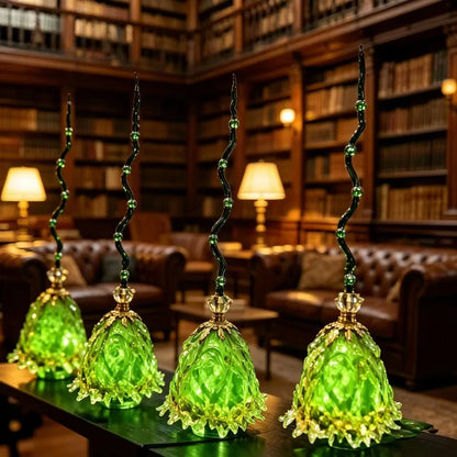 1-4PCS Excellent Glowing Witch Broom with Sound and Self Jumping Action for Halloween Party Gift Decoration Indoor Celebration